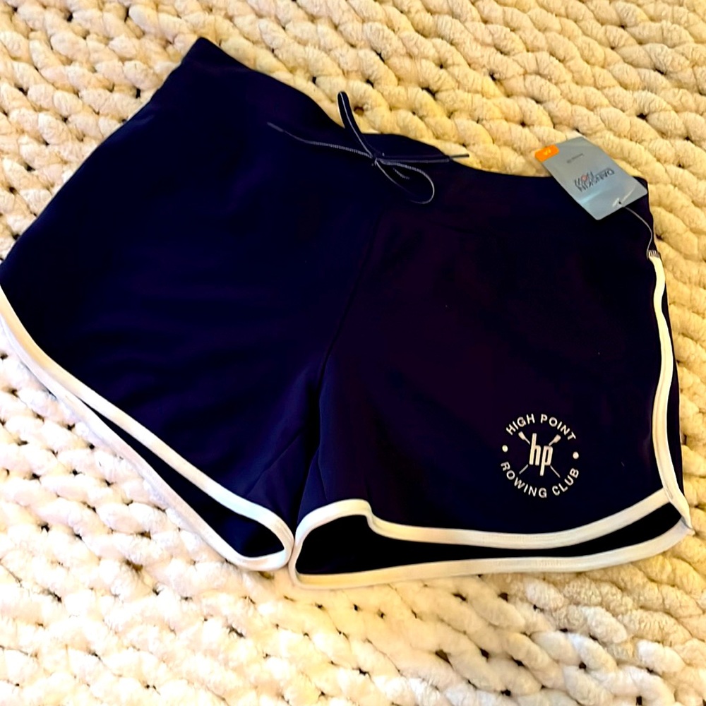 High Point Rowing Club athletic shorts Med drawstring navy cotton